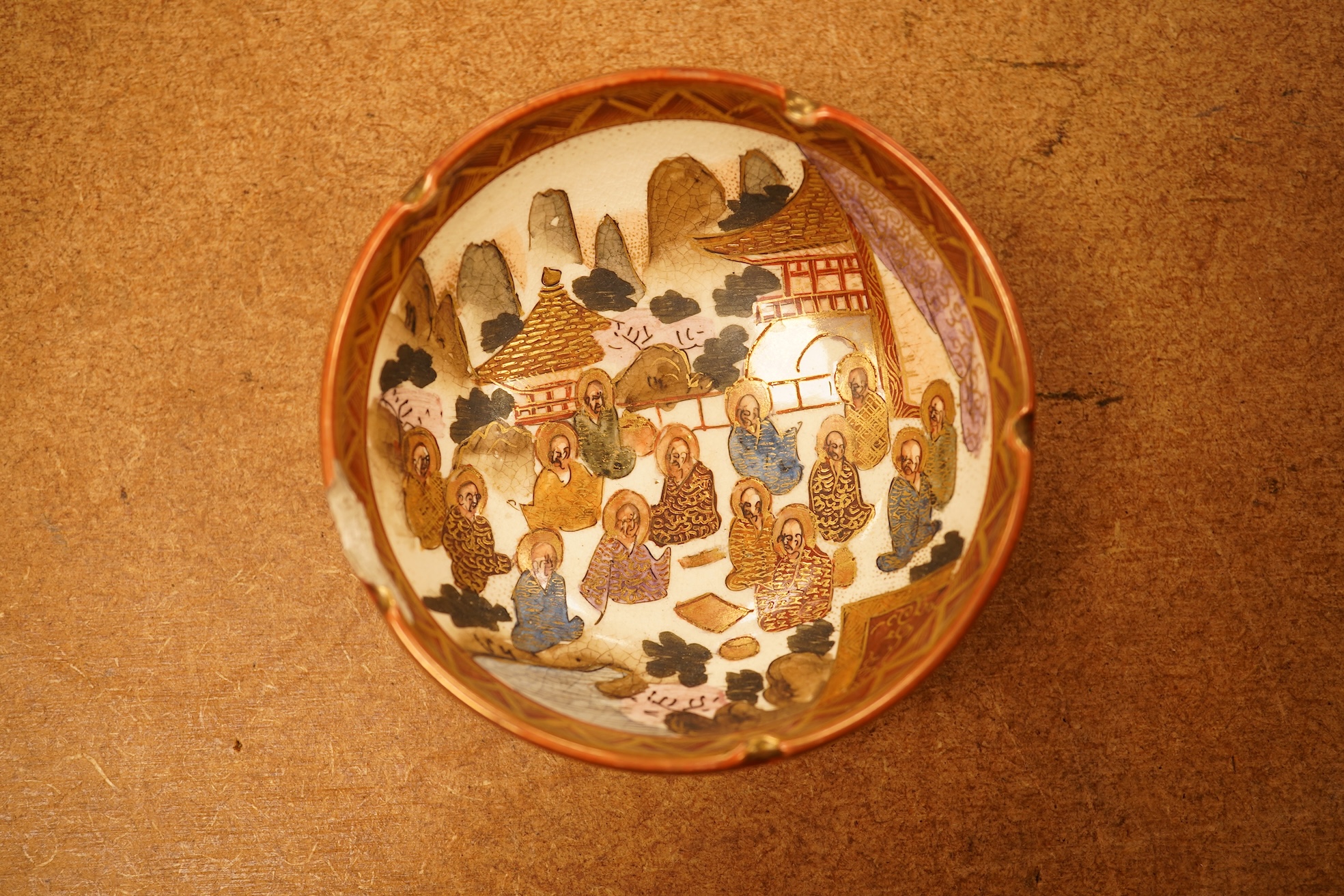 A mixed group of Chinese and Japanese ceramics (6)